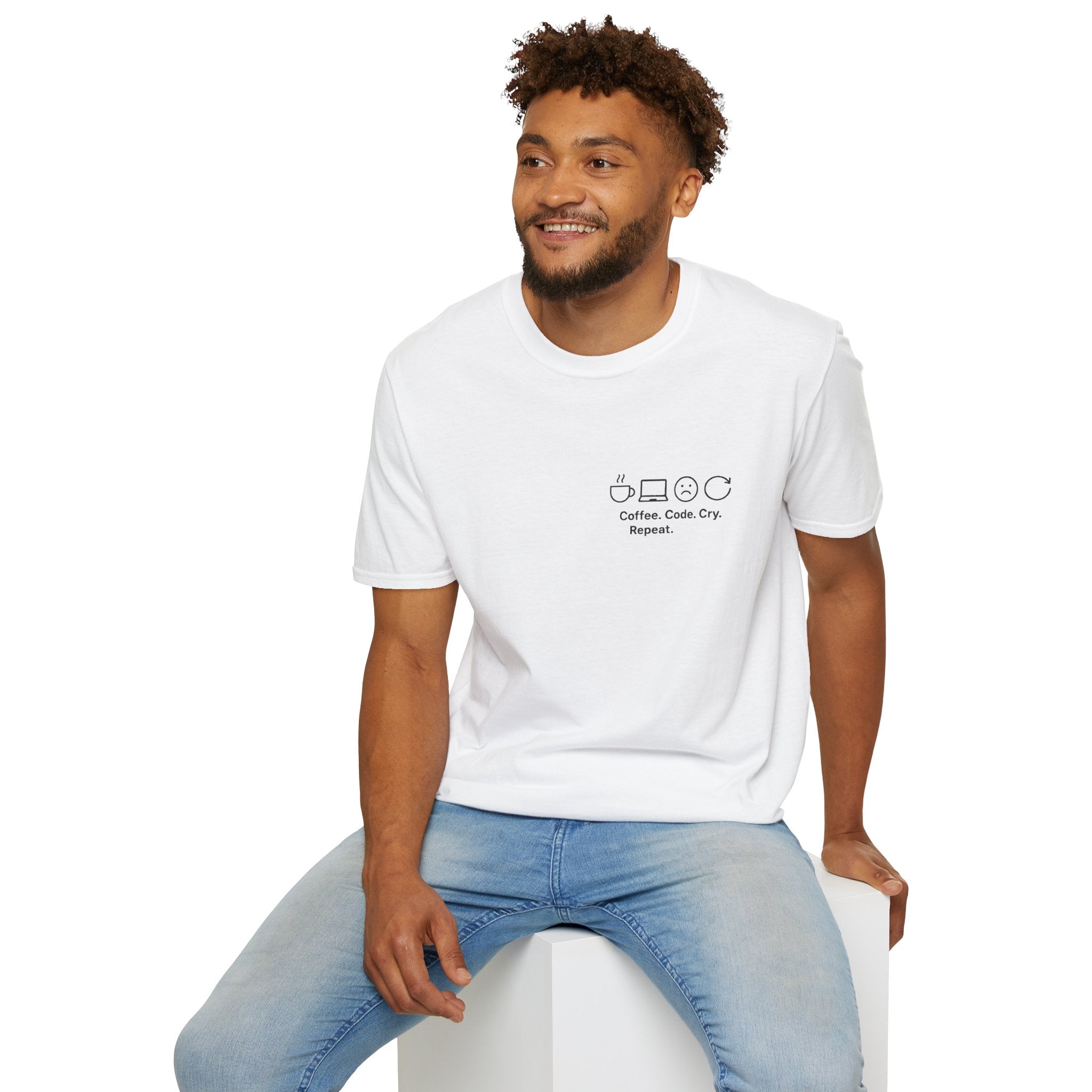 Coffee Code Cry Repeat T-Shirt
