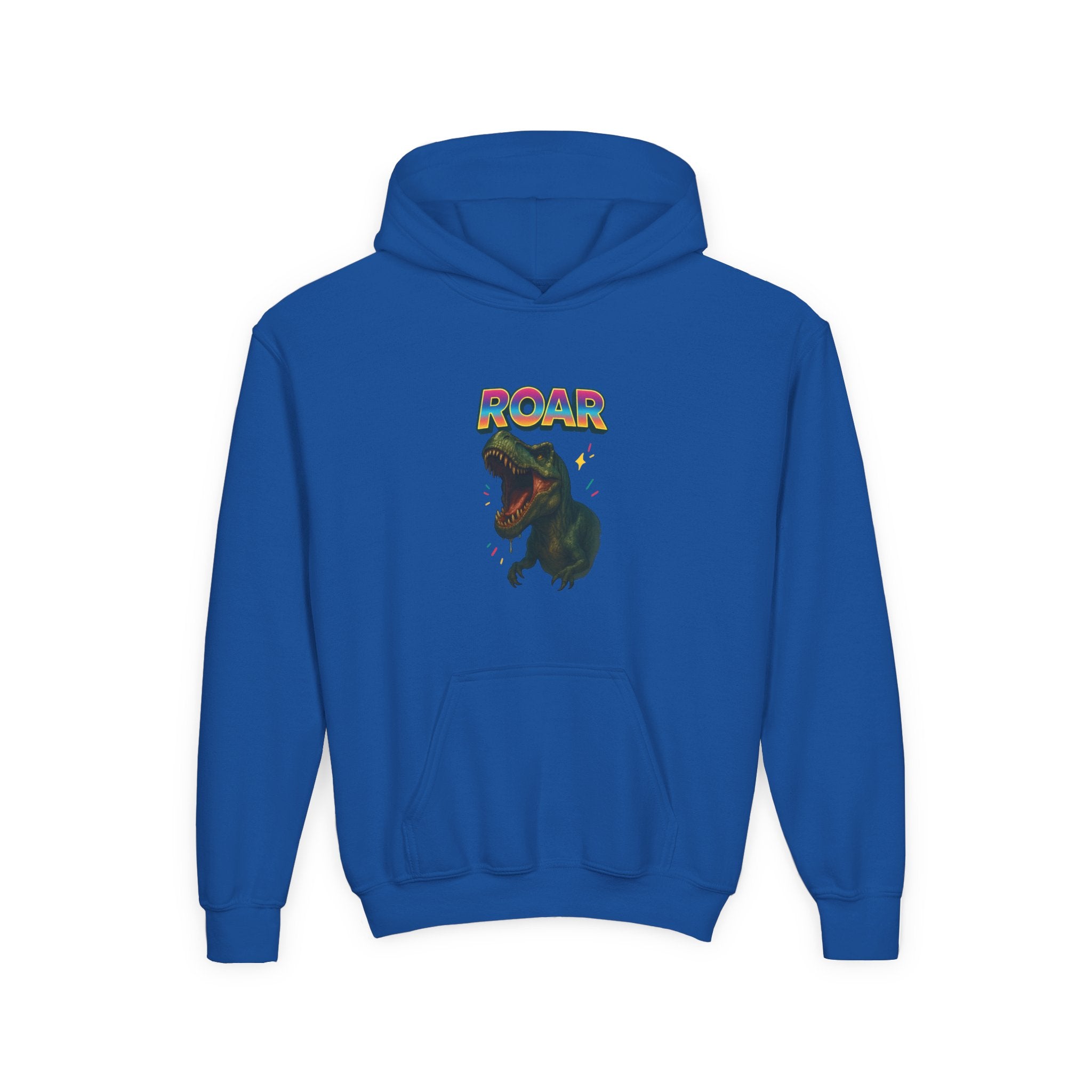 Copy of Roaring Dino Youth Hooded Sweatshirt, Casual Wear