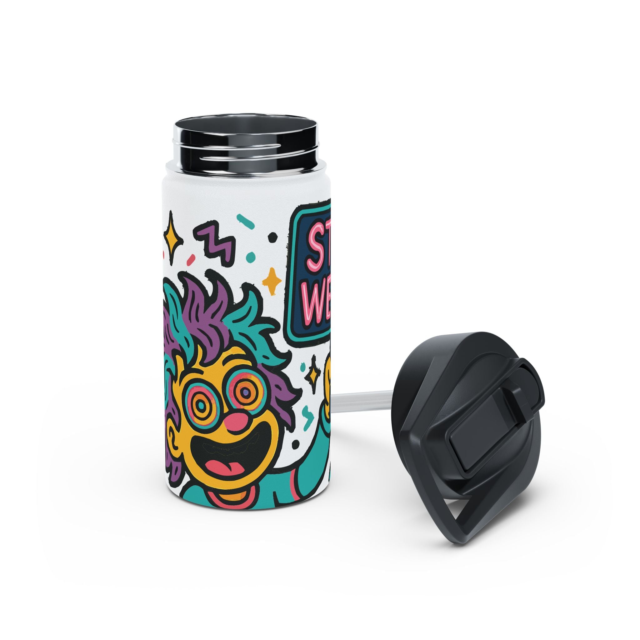 Stay Weird - Stainless Steel Water Bottle