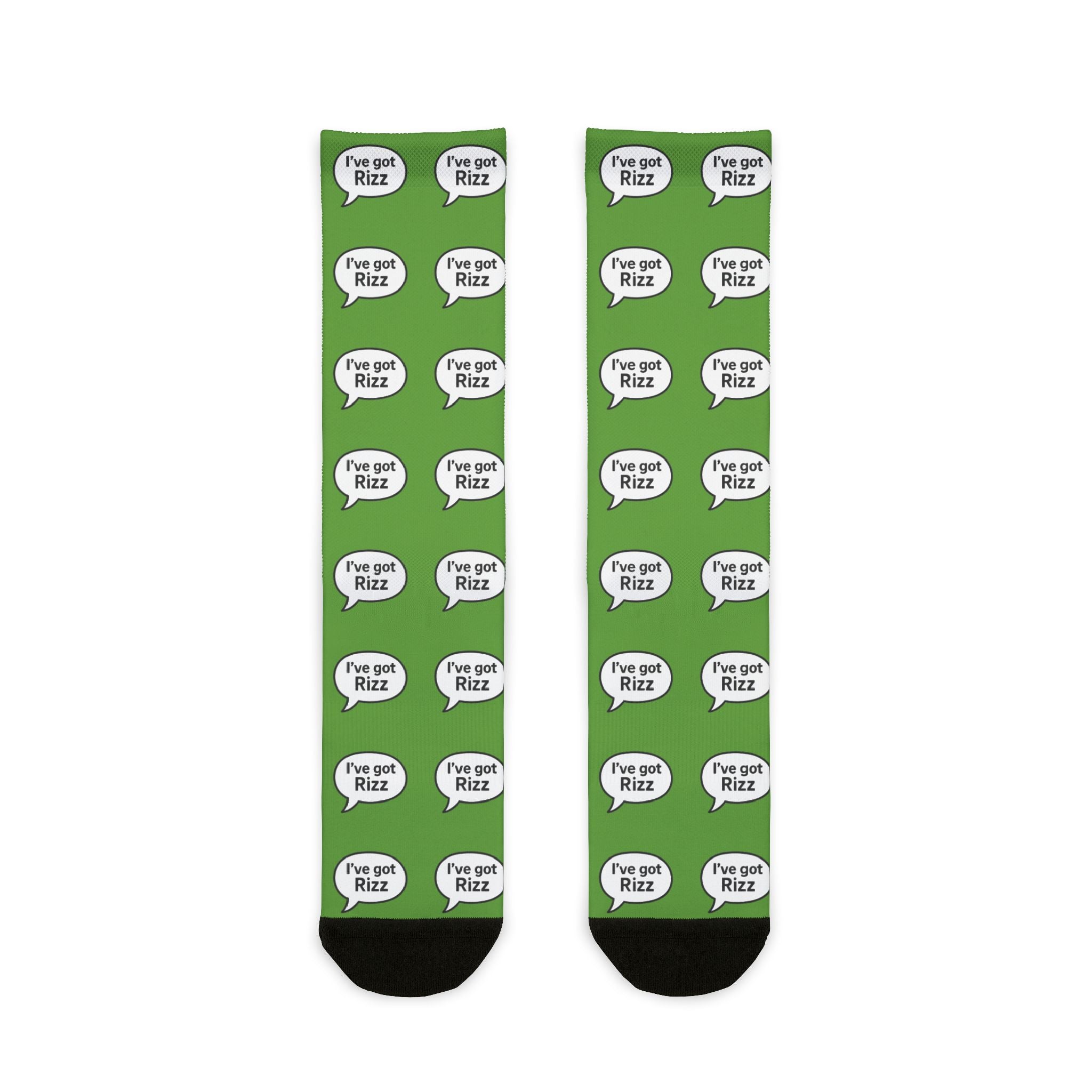 I've got Rizz, Fun Playful Sublimation Crew Socks