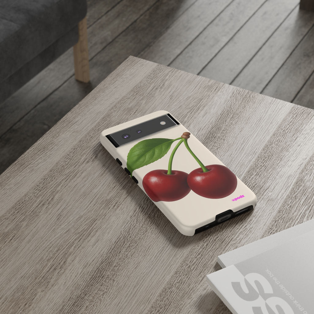 Red Cherry Design, Tough Cases, Phone Cover