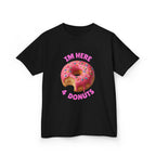 Donuts are life! Kids Tee, Fun Graphic Tee, Kids Cotton T-Shirt