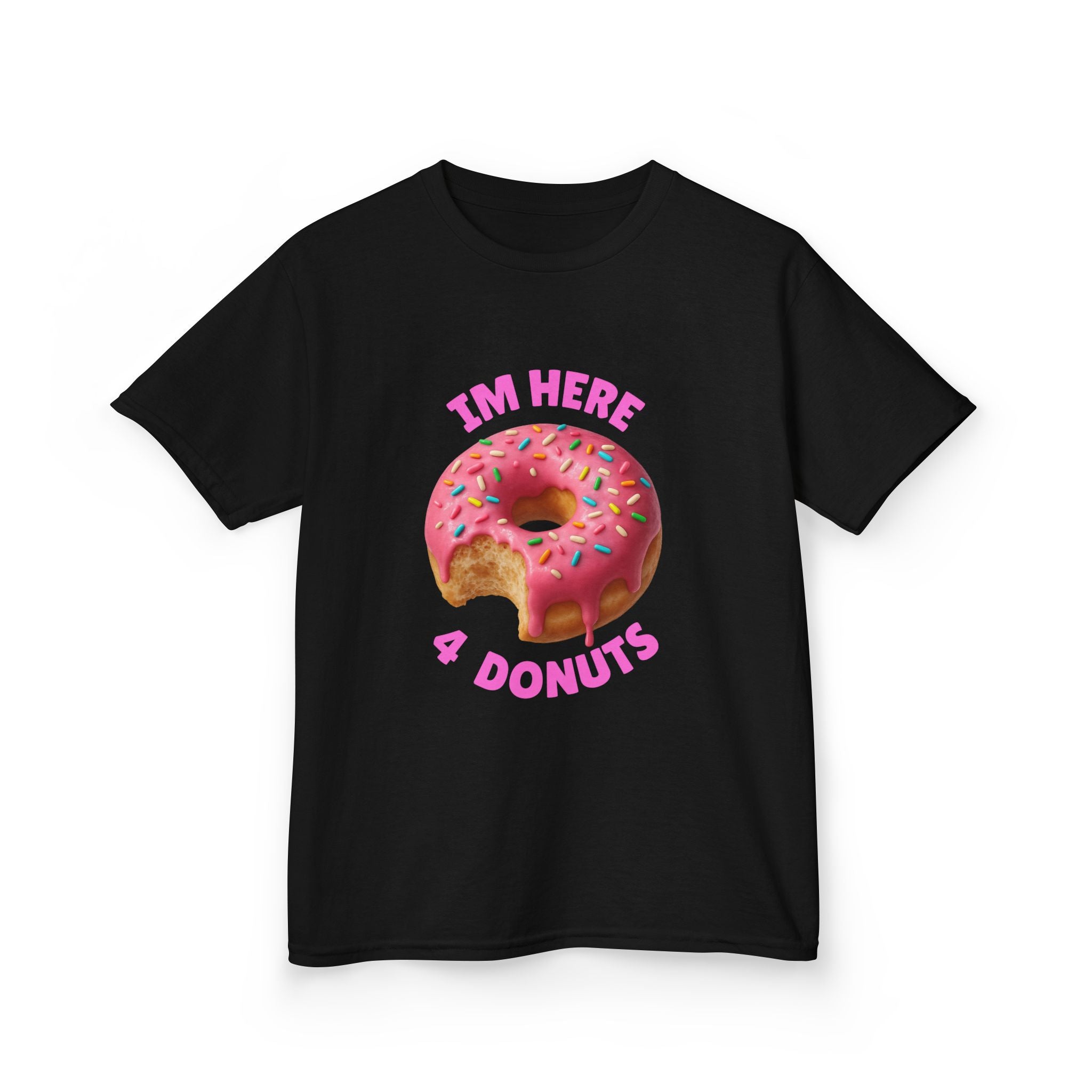 Donuts are life! Kids Tee, Fun Graphic Tee, Kids Cotton T-Shirt