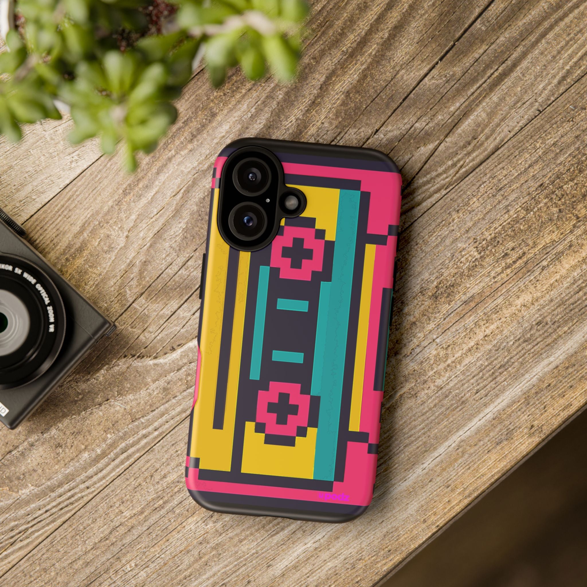 Retro tape Design, Tough Cases, Phone Cover