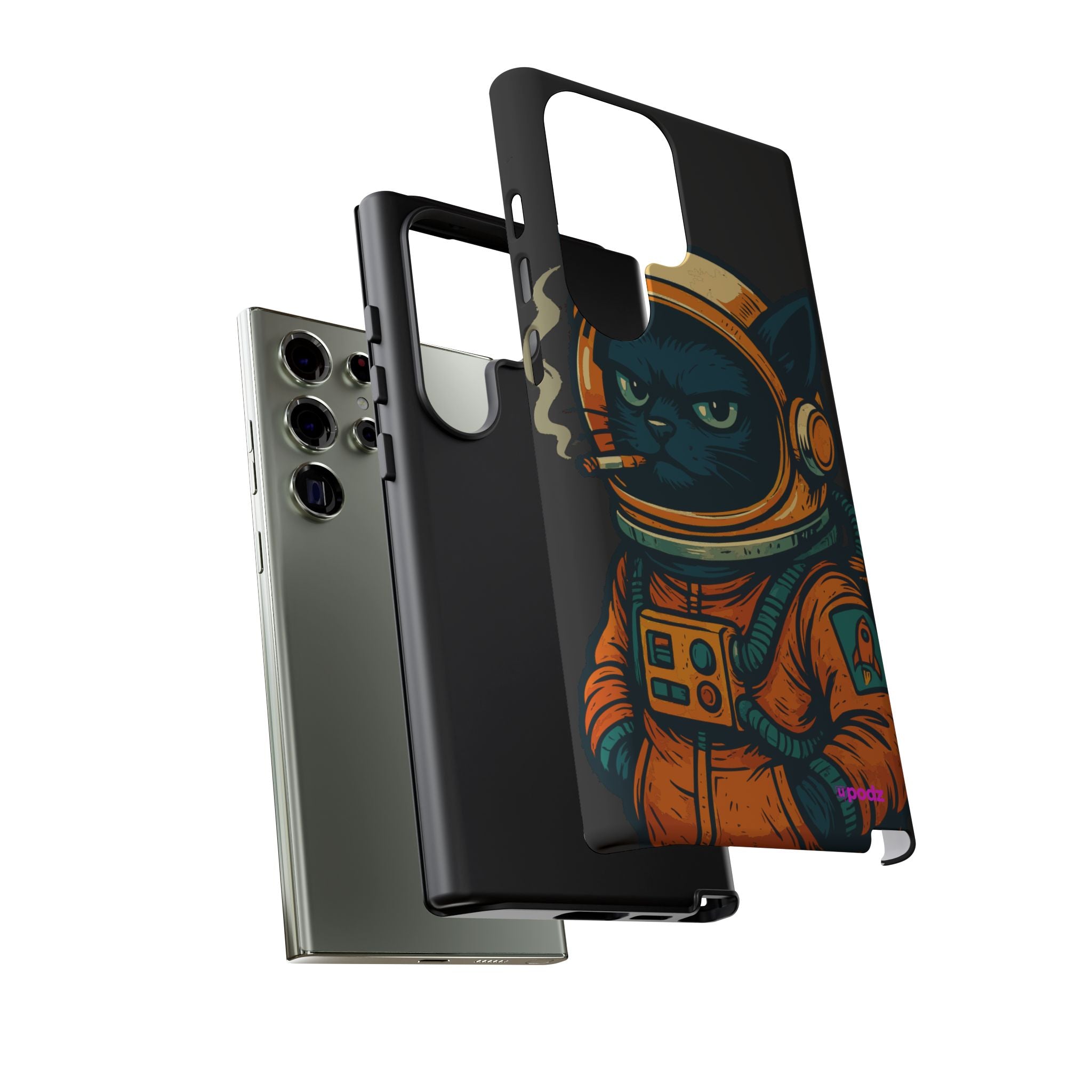 Smoking Cat Design, Tough Cases, Phone Cover