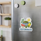 Mediterranean Die-Cut Magnet, Fun Refrigerator Magnet