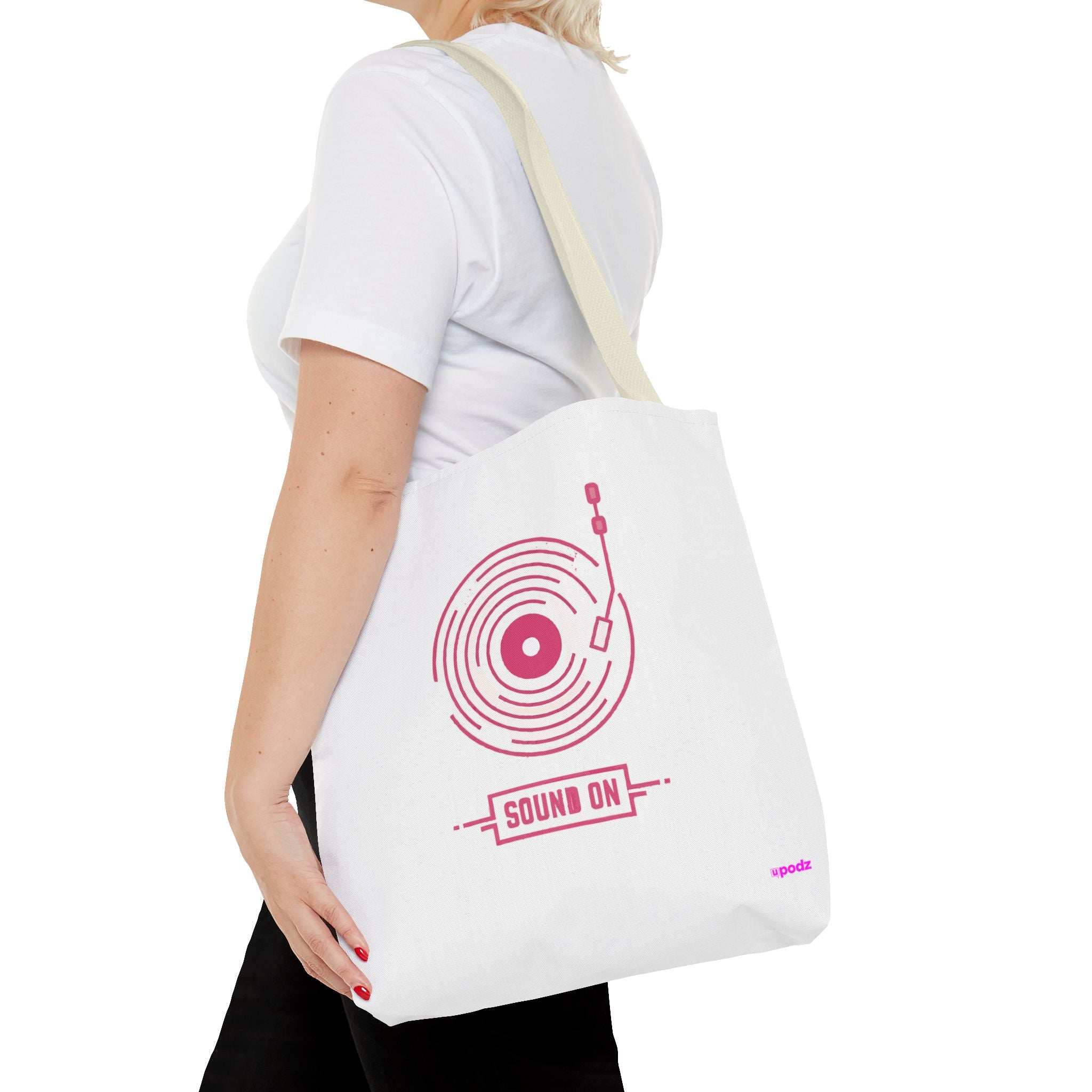 Sound On Tote Bag Design, Fun Bag