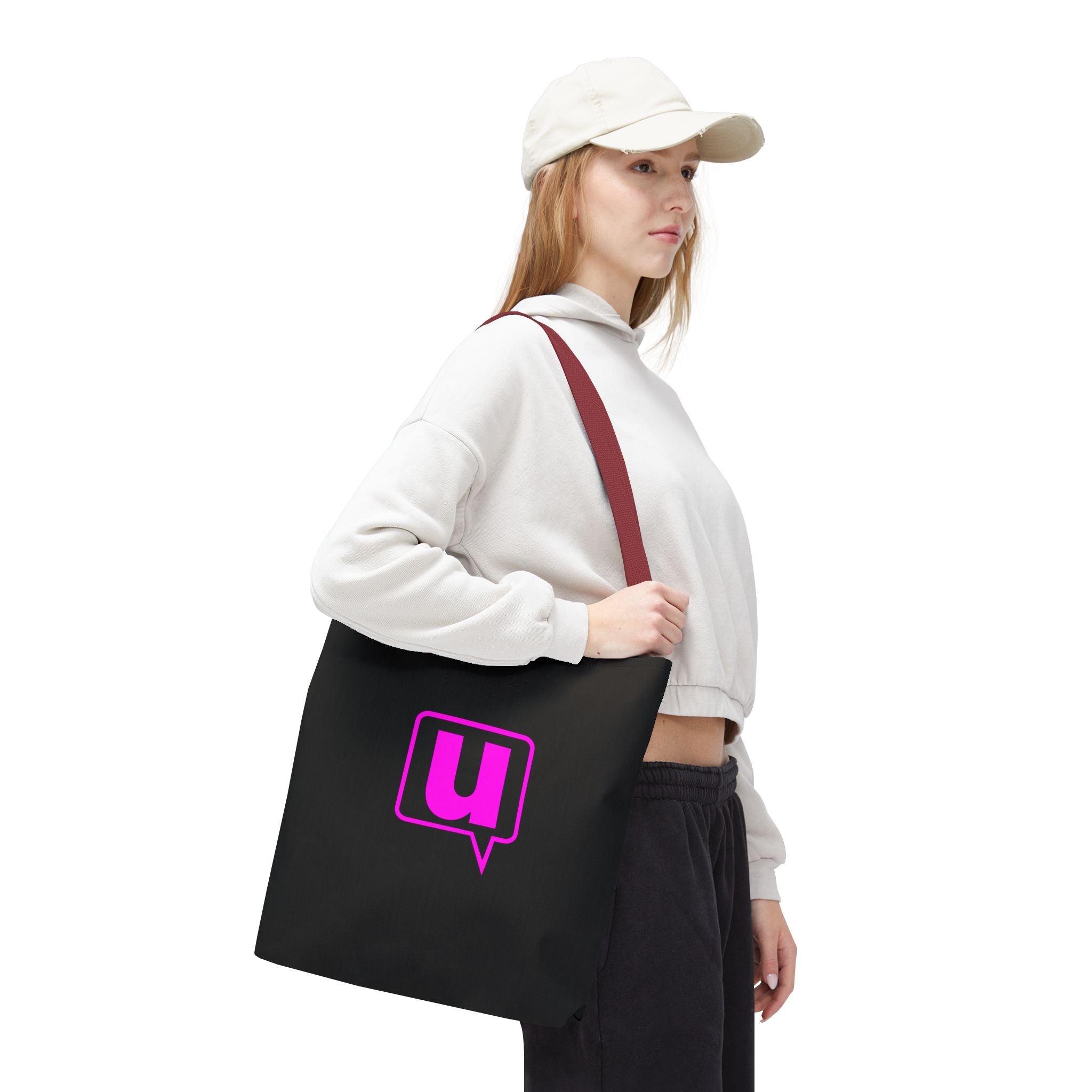 U Tote Bag, Inspirational Gift, Eco-Friendly Shopping Bag