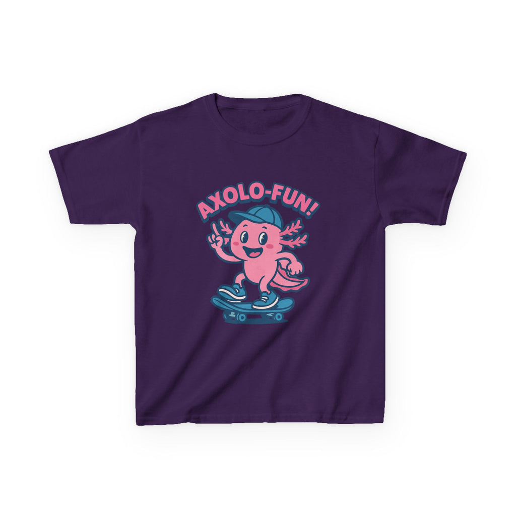 Axolotl Kids Tee, Fun Graphic Tee, Kids Cotton T-Shirt