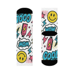 Fun Pop Art Crew Socks - Cool Socks