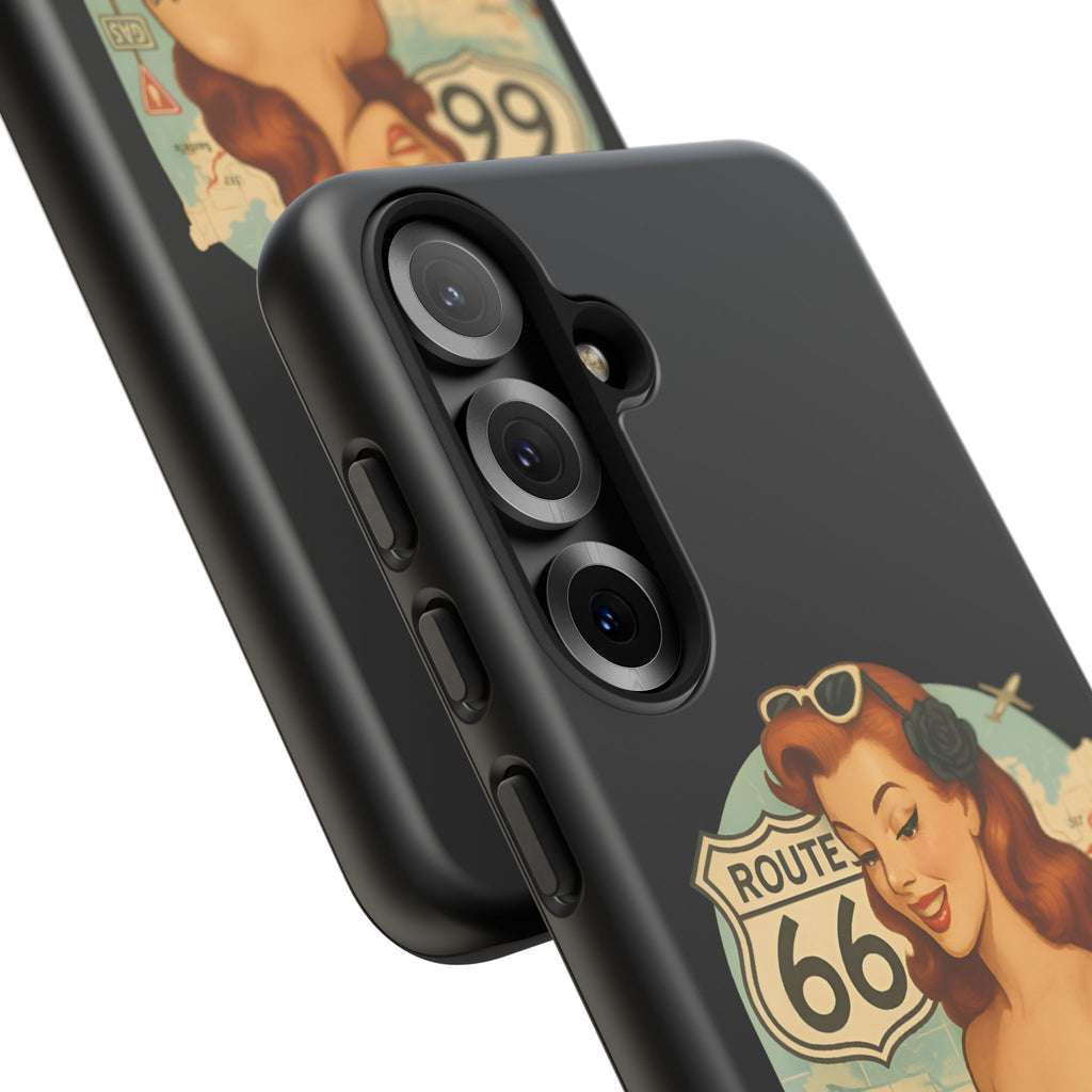 Route 66 Design, Tough Cases, Phone Cover, Unique Gift