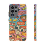I love Sushi, White Cover Design, Tough Cases, Phone Cover