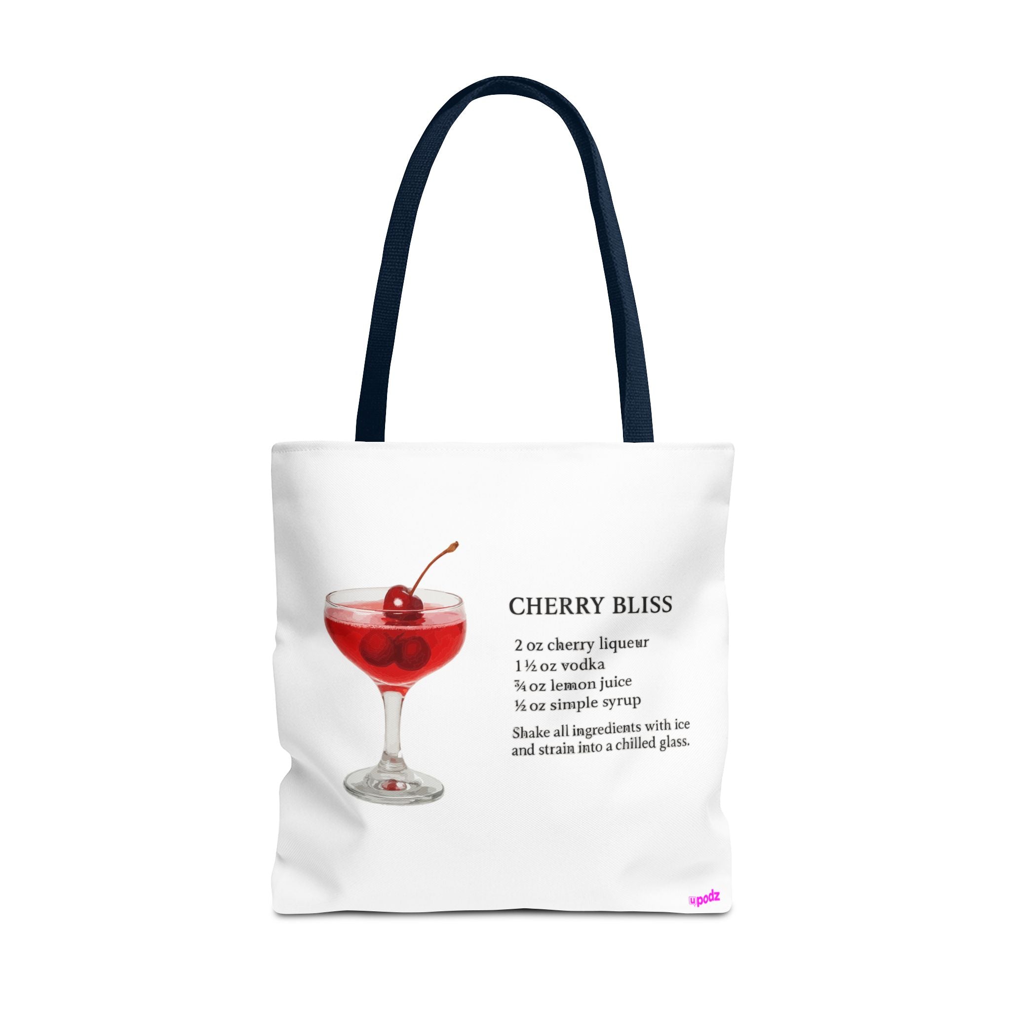 Cherry Cocktail Tote Bag - Quirky Fun Bag