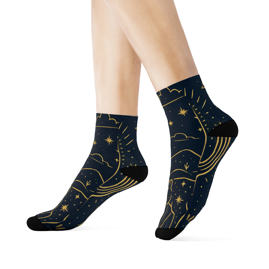 Cactus Nights Socks – Fun Gift for Friends, Unique Fashion Accessory