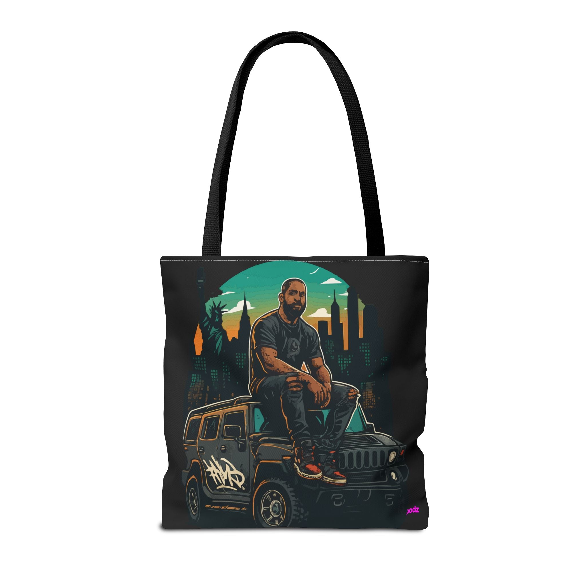Hanging Out Tote Bag - Quirky Fun Bag