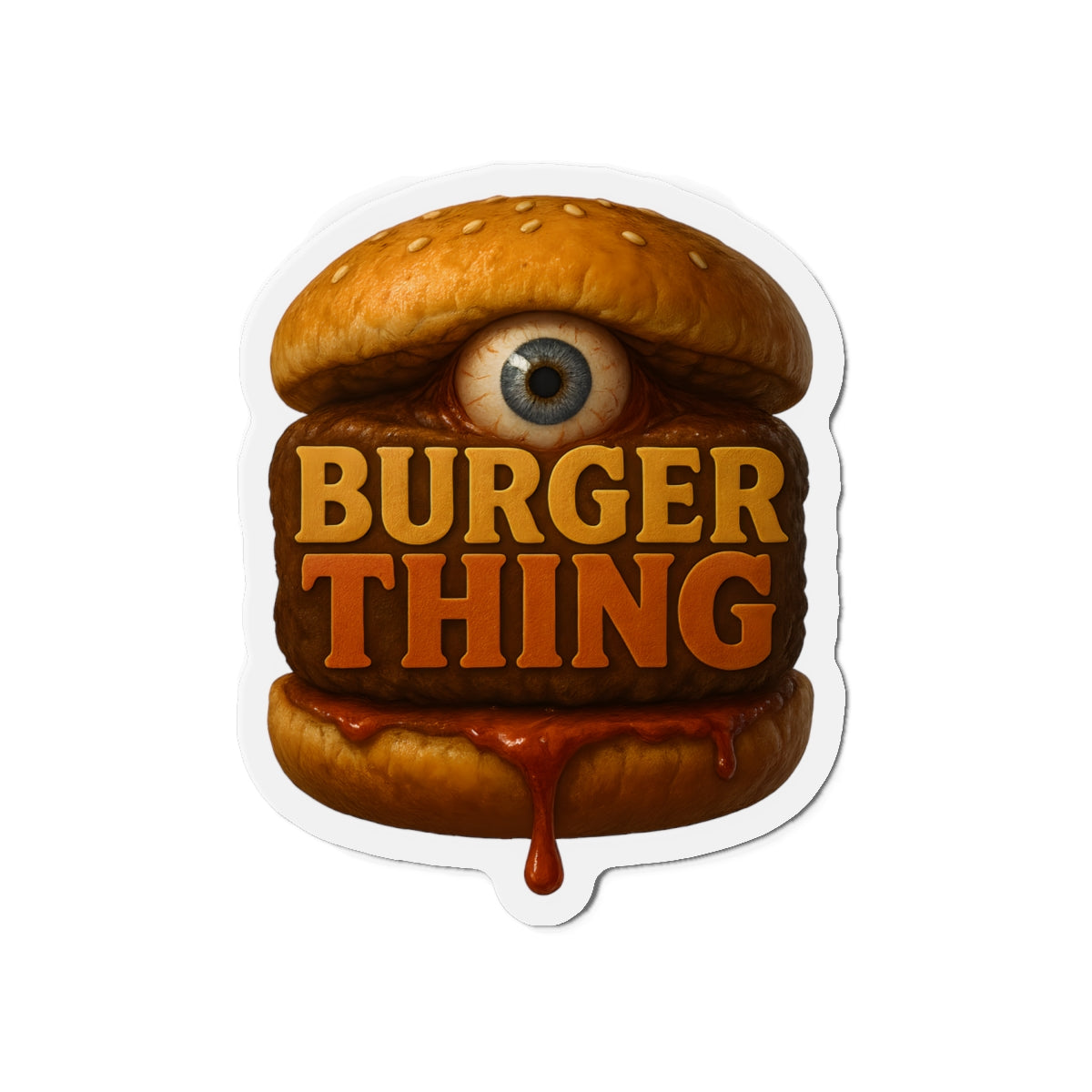 Burger Thing Die-Cut Magnets, Fun Refrigerator Magnets