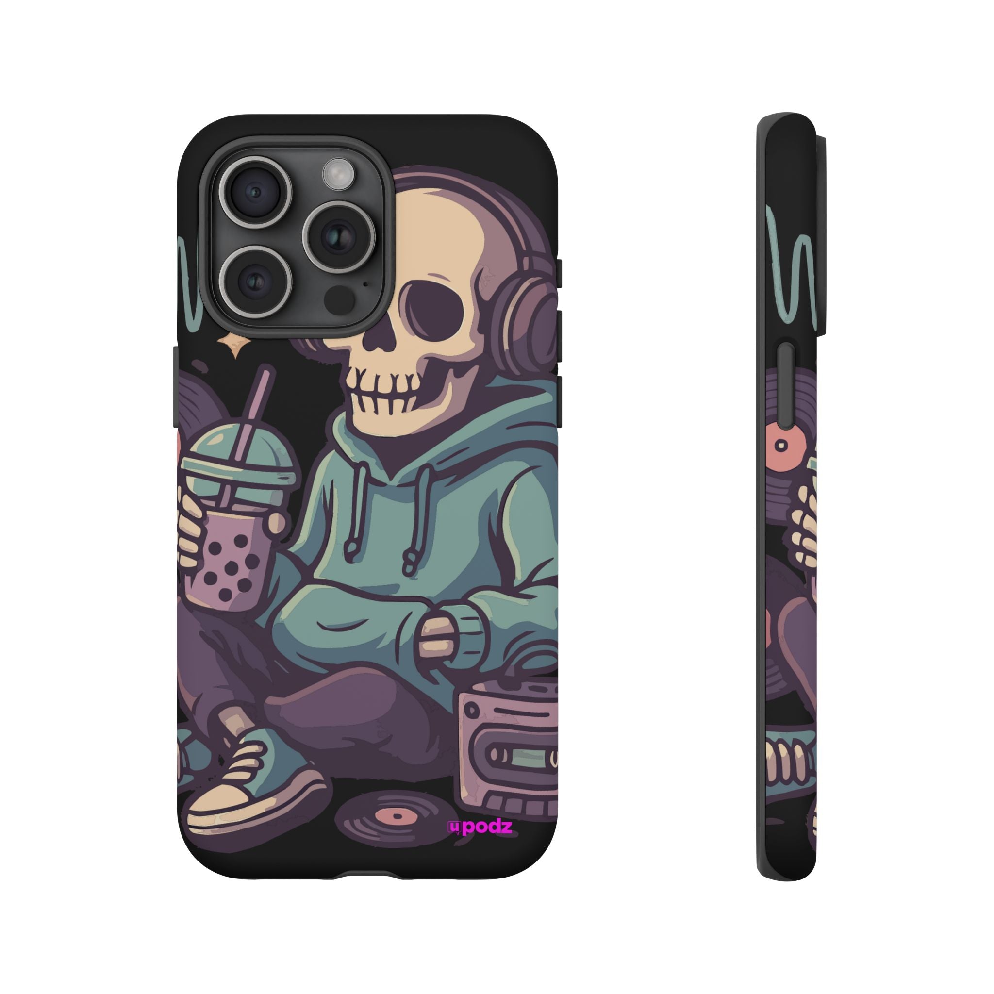 Skull Headphones Design, Tough Cases, Phone Cover