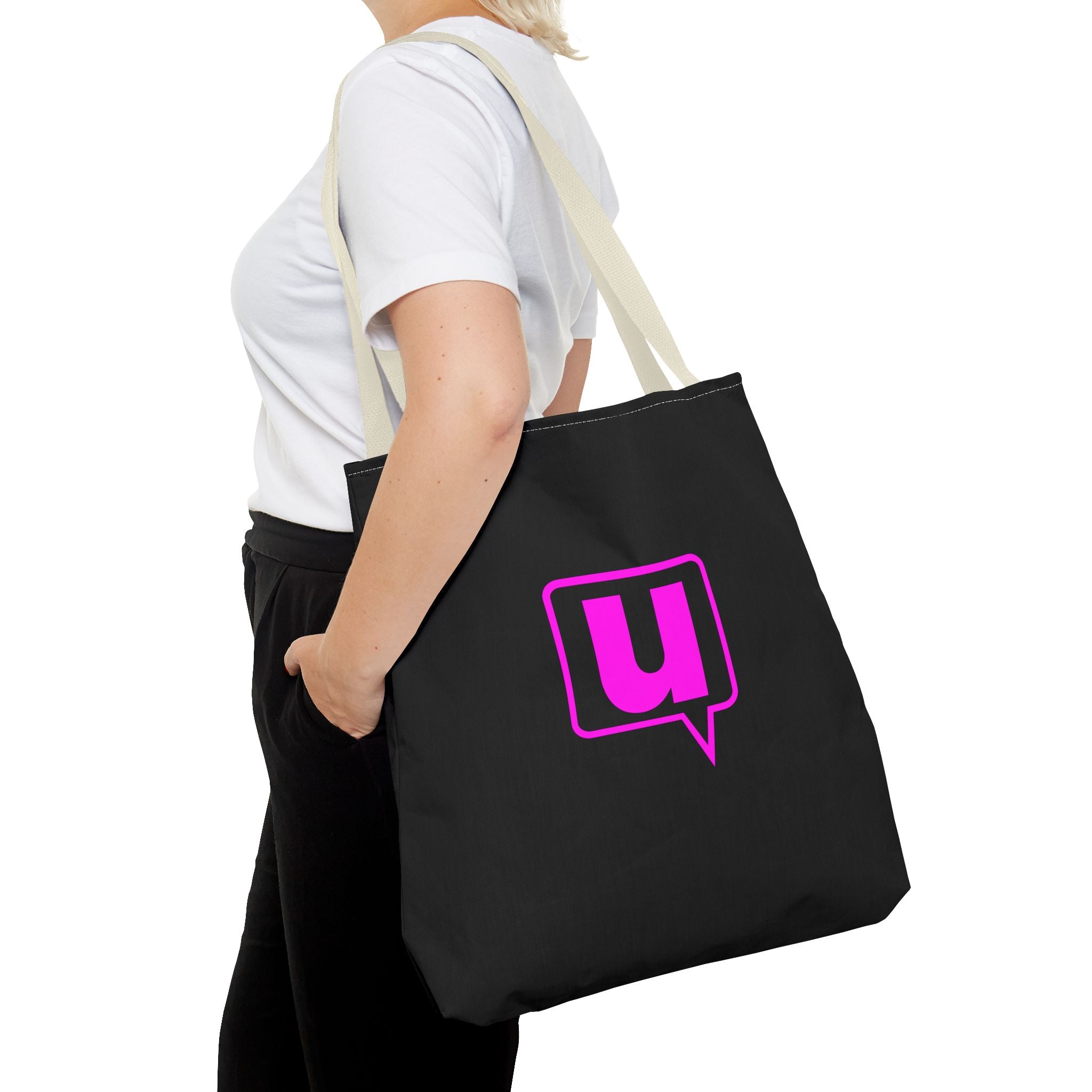 U Tote Bag, Inspirational Gift, Eco-Friendly Shopping Bag