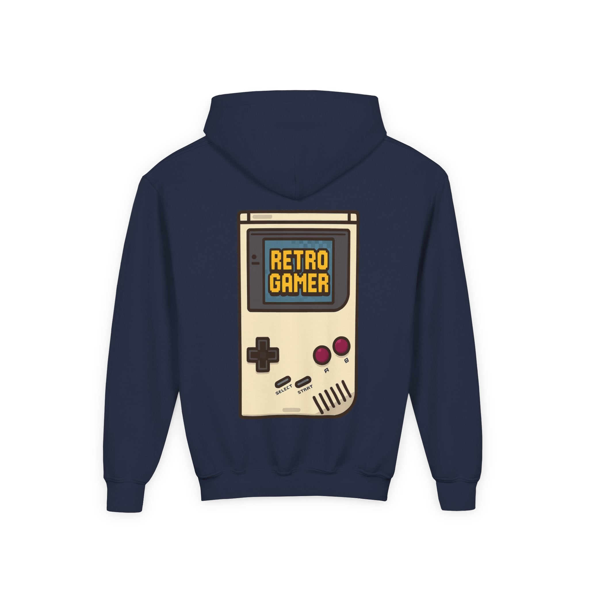 Retro Gamer Youth Hooded Sweatshirt, Casual Wear