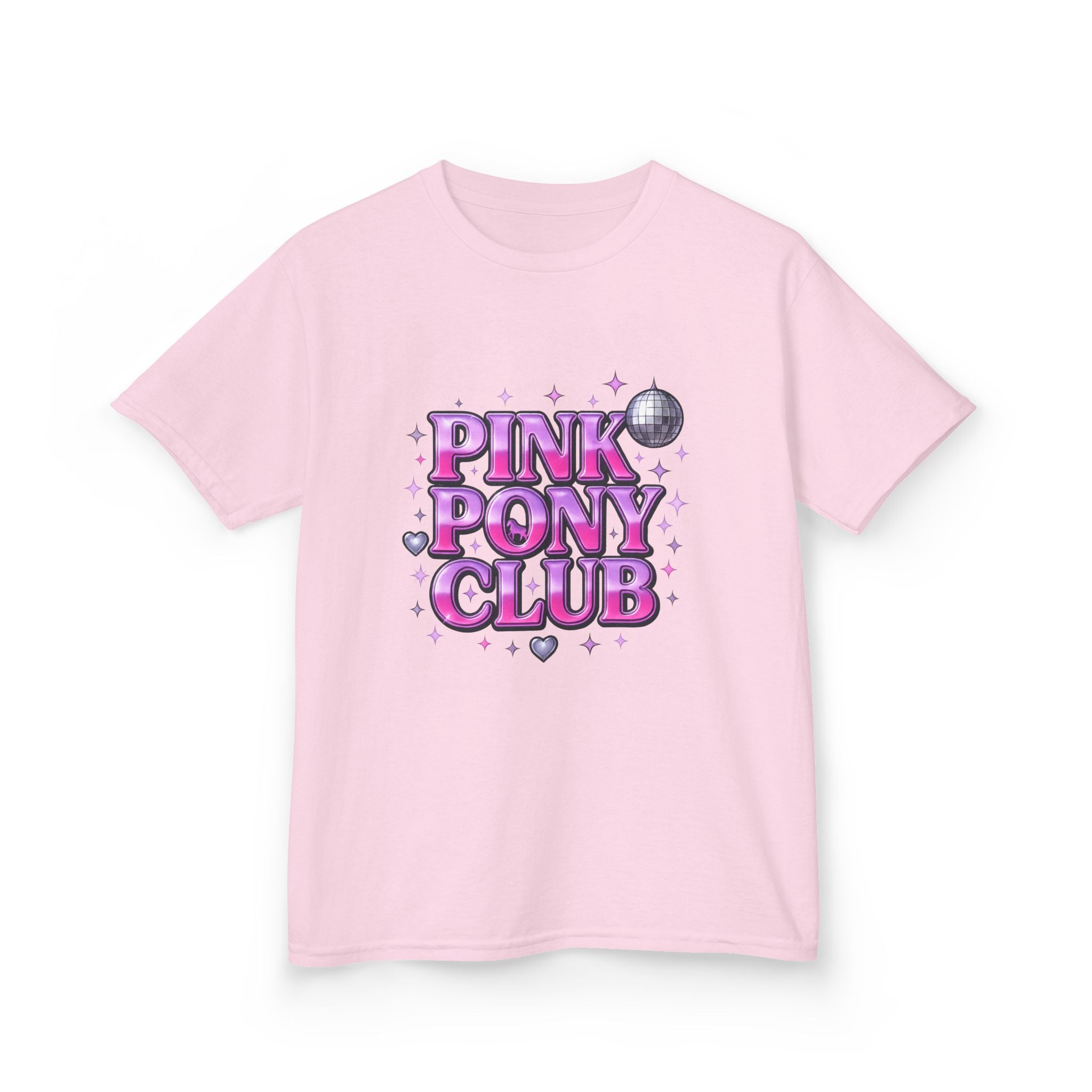 Pink Pony Club! Kids Tee, Fun Graphic Tee, Kids Cotton T-Shirt