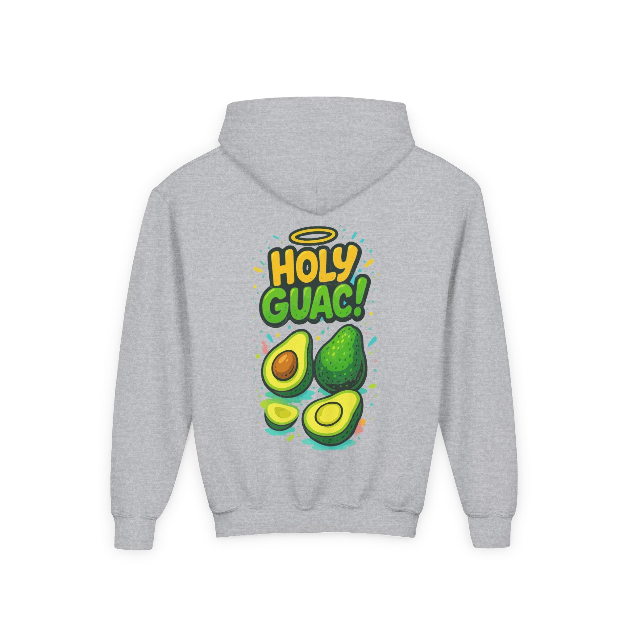 Holy Guacamole Fun Youth Hooded Sweatshirt, Casual Wear