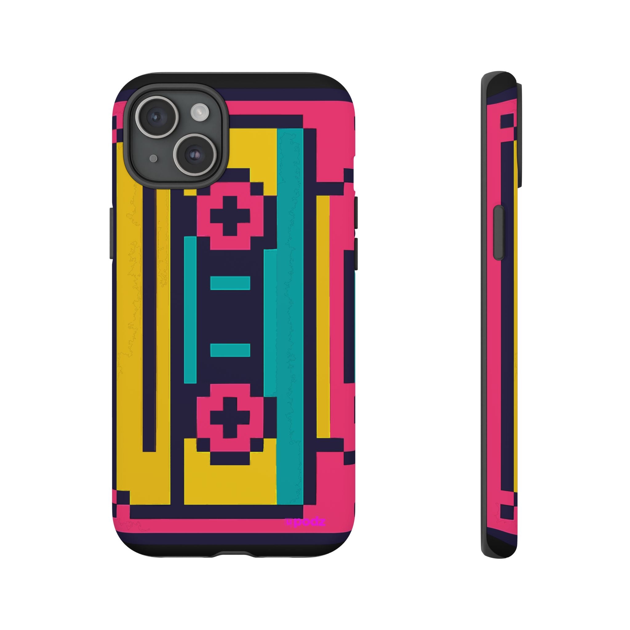 Retro tape Design, Tough Cases, Phone Cover