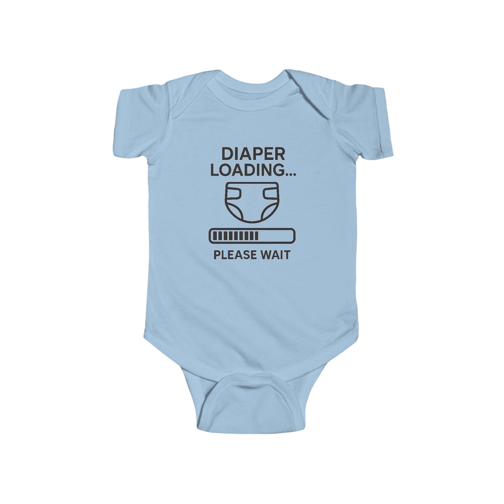 Diaper Loading Baby Bodysuit, Funny Infant Outfit,Cute Baby Clothes