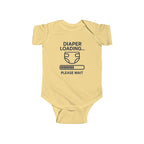Diaper Loading Baby Bodysuit, Funny Infant Outfit,Cute Baby Clothes