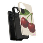 Red Cherry Design, Tough Cases, Phone Cover