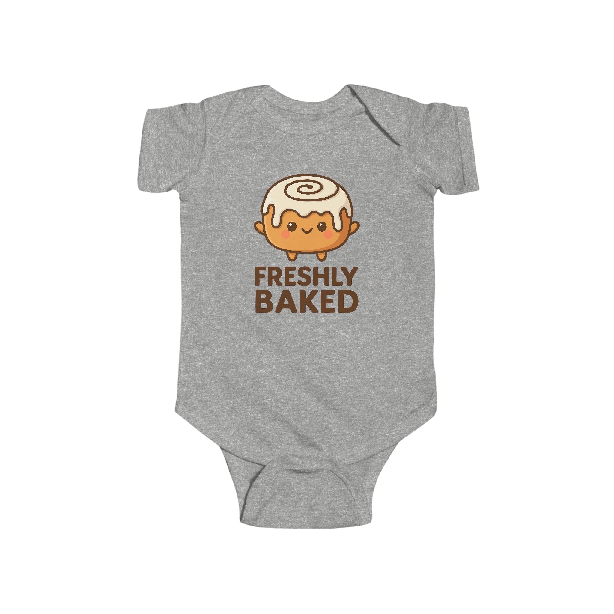 Freshly Baked Baby Bodysuit, Funny Infant Outfit, Cute Baby Clothes