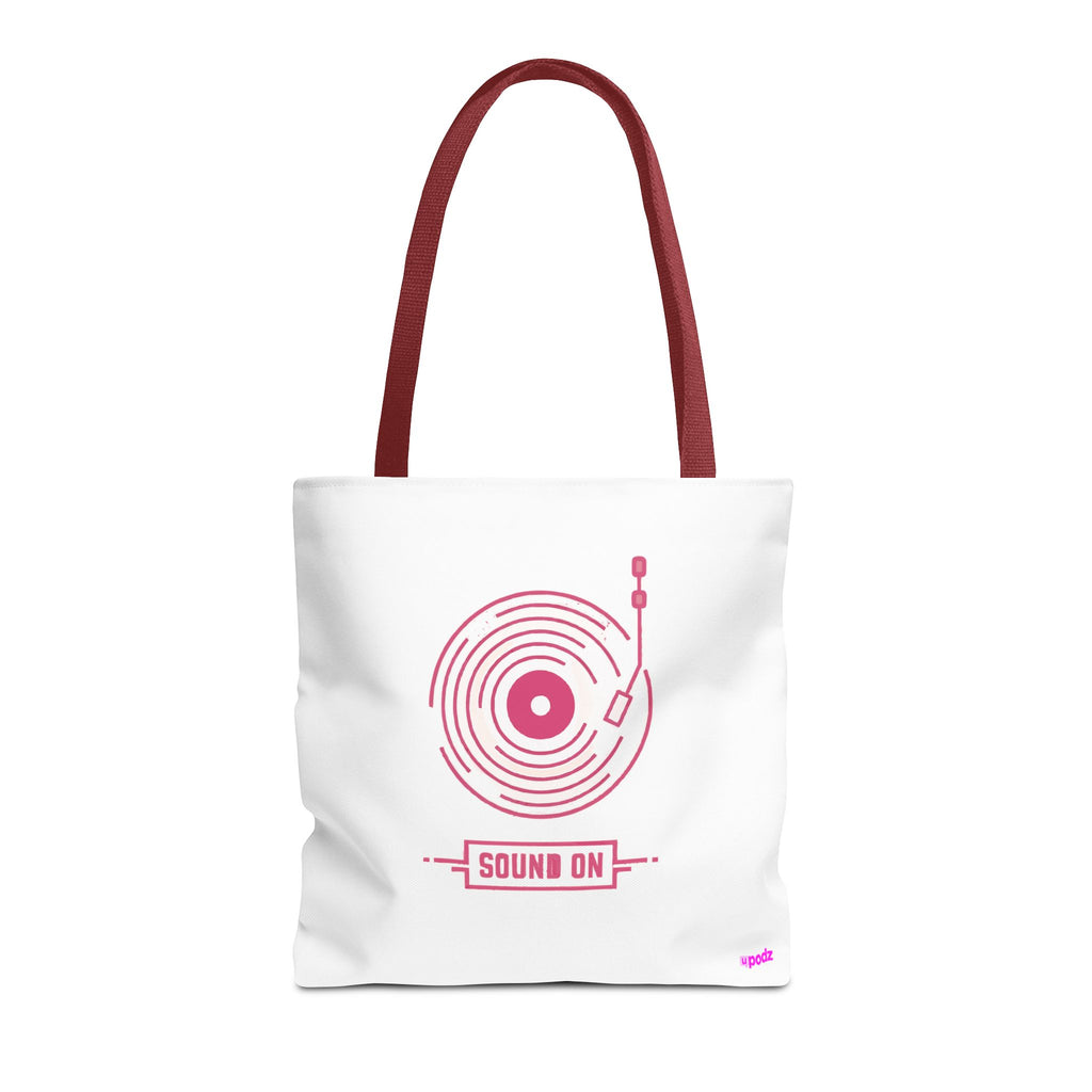Sound On Tote Bag Design, Fun Bag