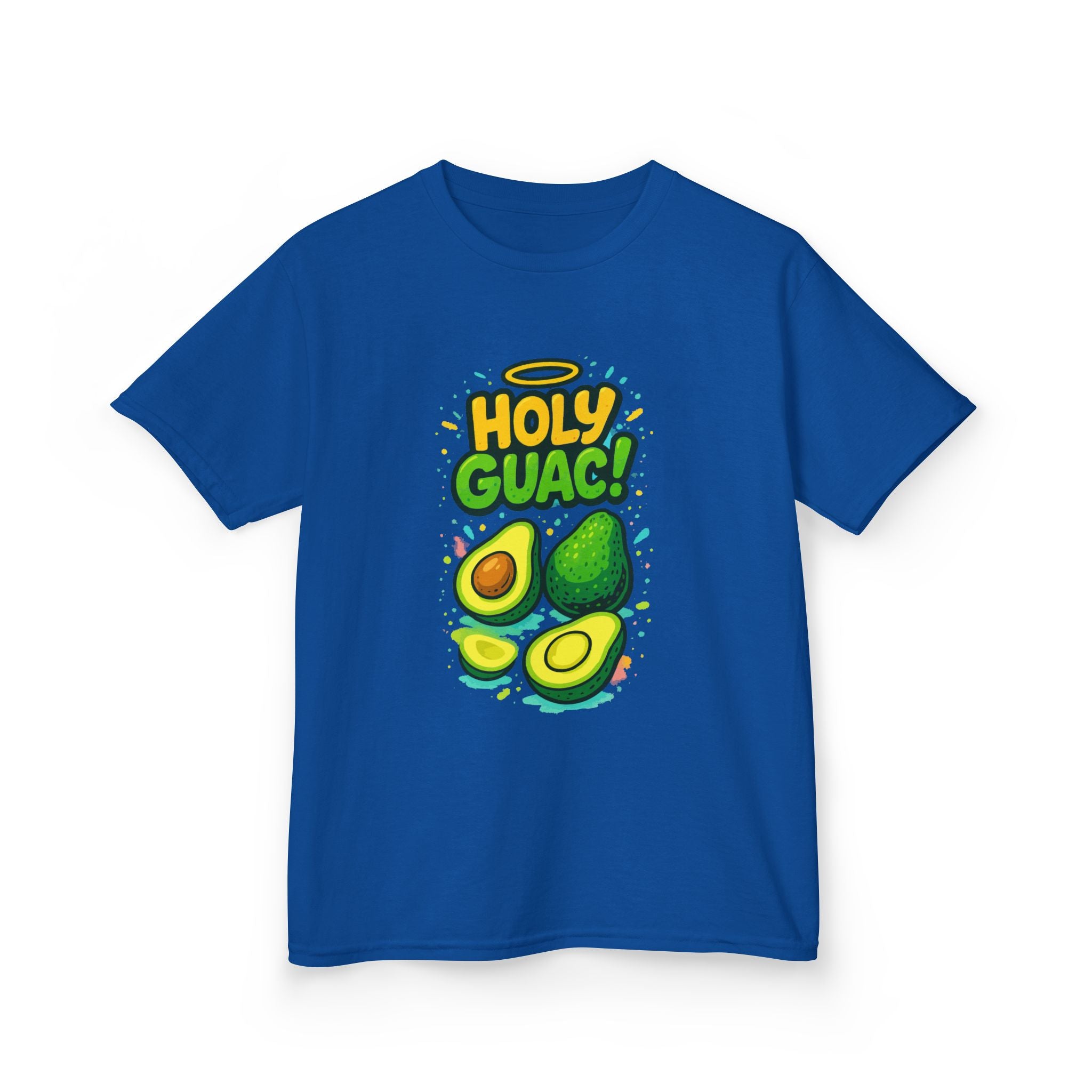 Holy Guac Kids Tee, Fun Graphic Tee, Kids Cotton T-Shirt