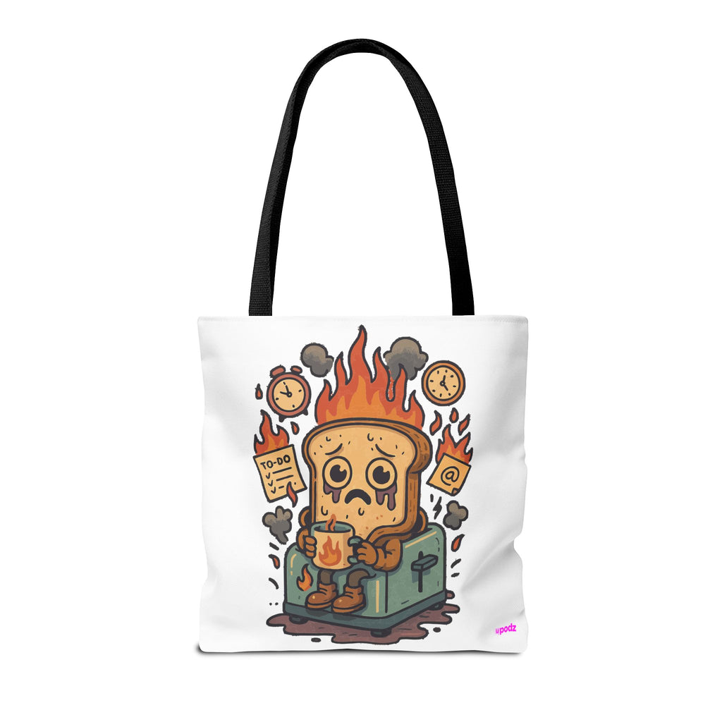 Burnt Toast Tote Bag - Quirky Fun Bag