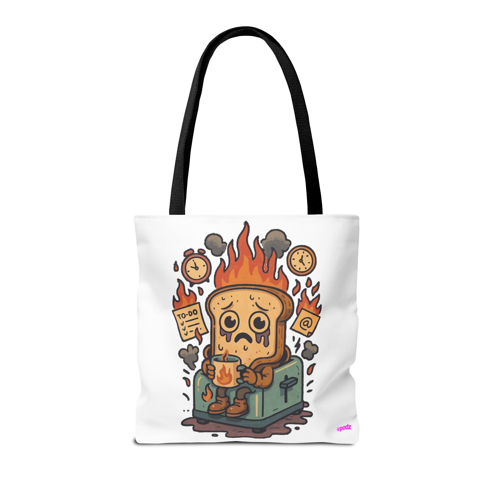 Burnt Toast Tote Bag - Quirky Fun Bag