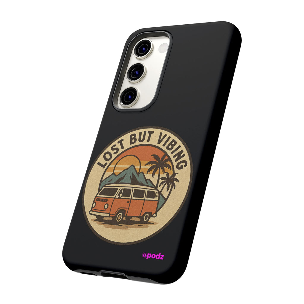 Lost But Vibing Design, Tough Cases, Phone Cover