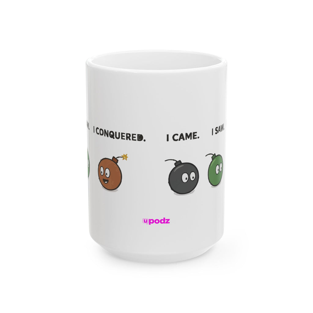Came Saw Conquered Ceramic Mug |  Personalized Mug