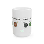 Came Saw Conquered Ceramic Mug |  Personalized Mug