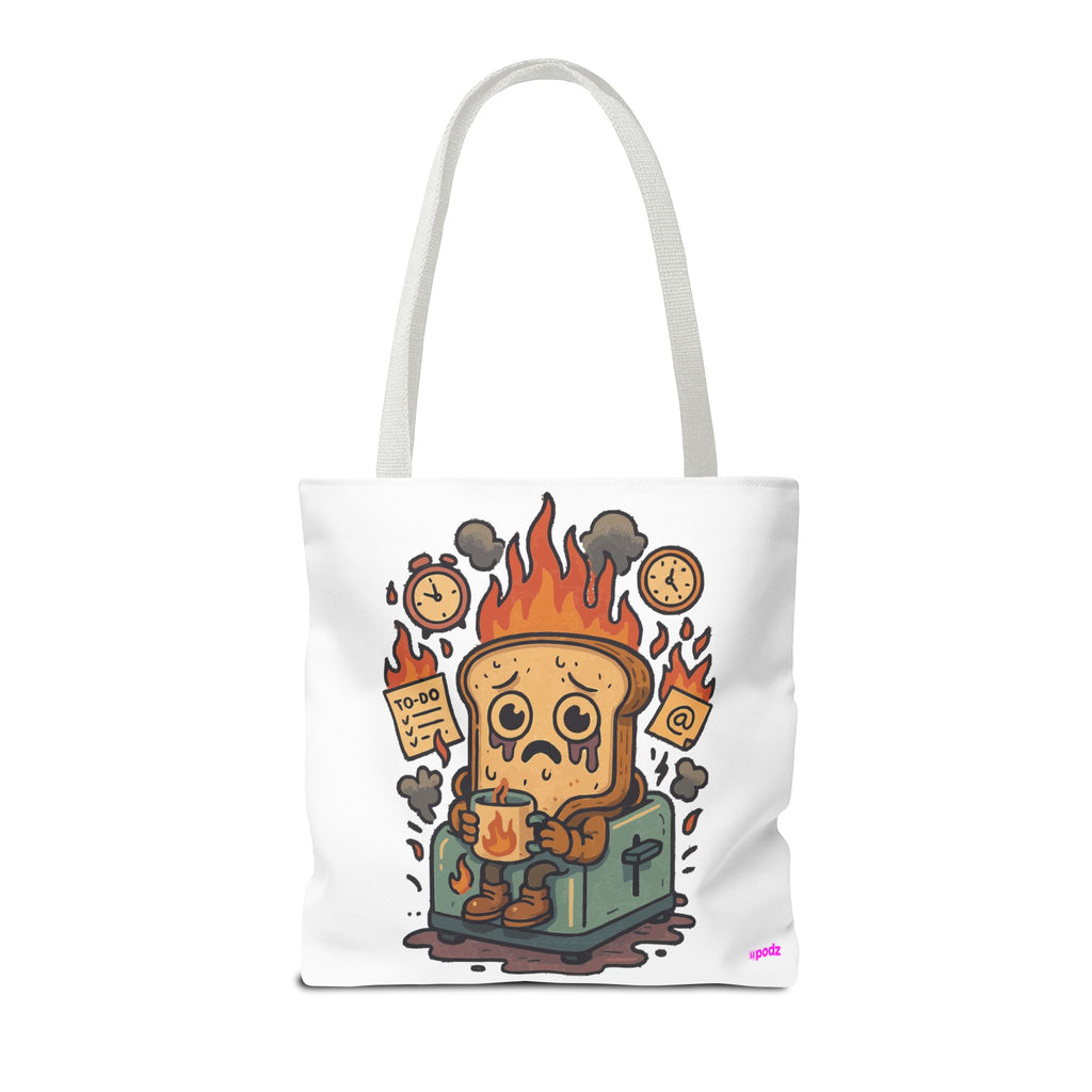 Burnt Toast Tote Bag - Quirky Fun Bag