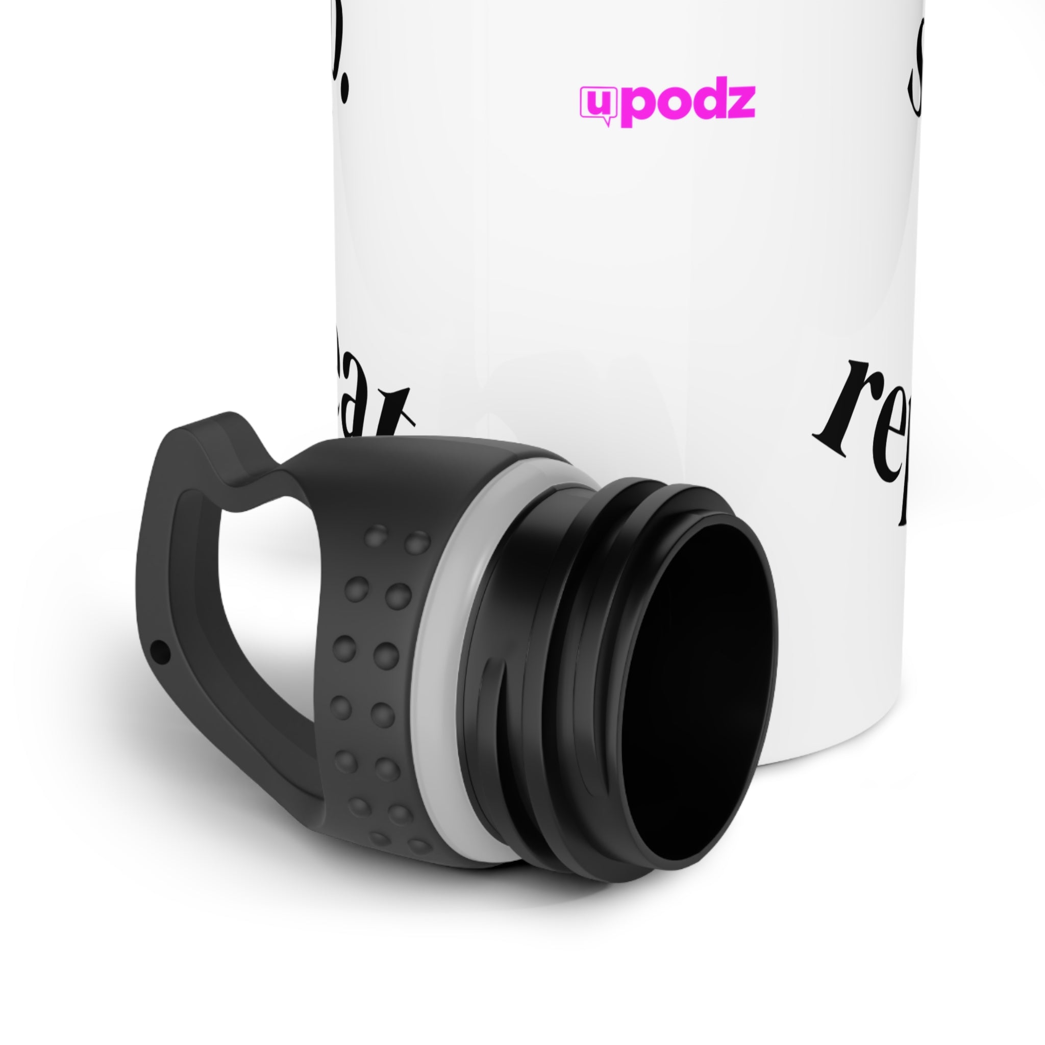 Sweat Sip Repeat - Water Bottle, Reusable Sports Hydration Flask