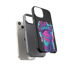 Sip Happens Phone Case Design, Tough Cases, Phone Cover