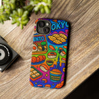 Bento Box, White Cover Design, Tough Cases, Phone Cover