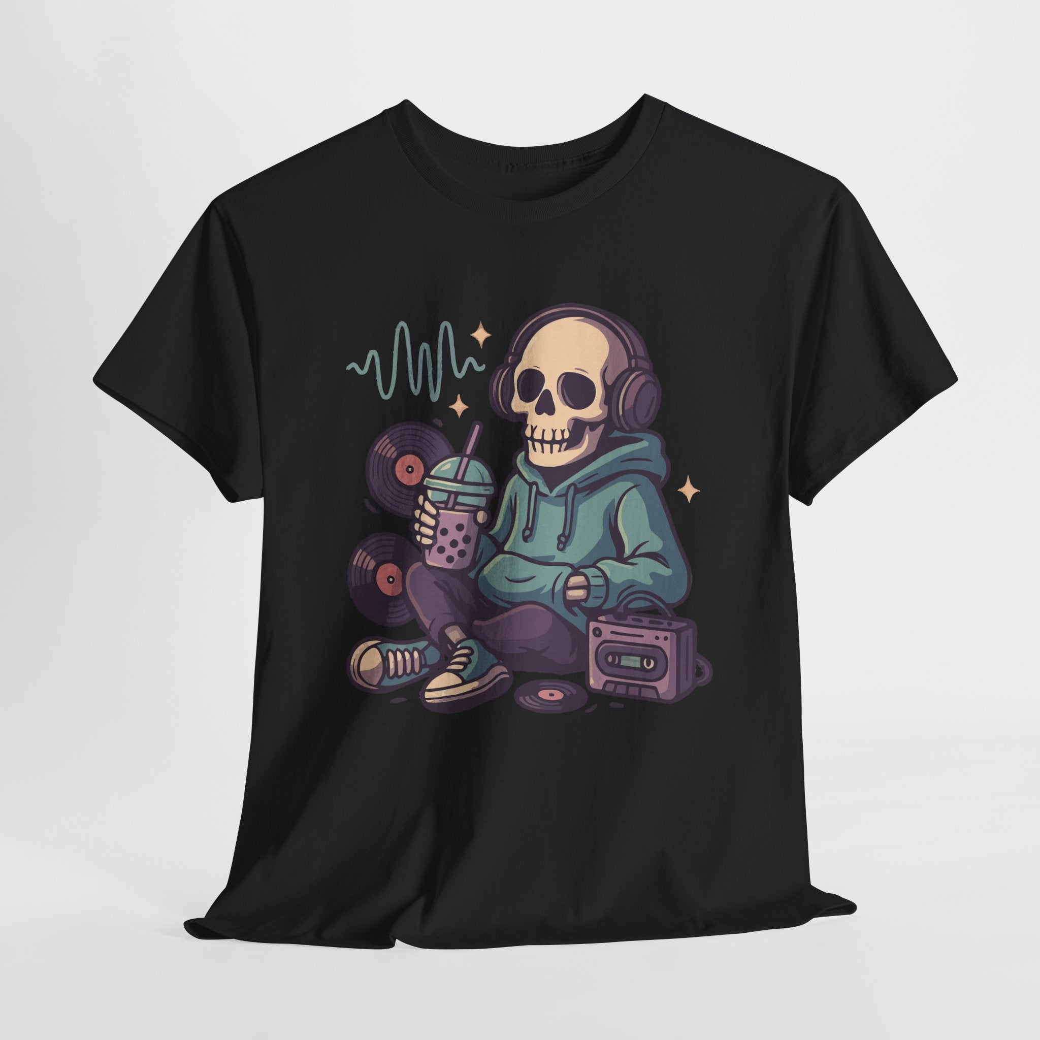 Skull Headphones T-Shirt