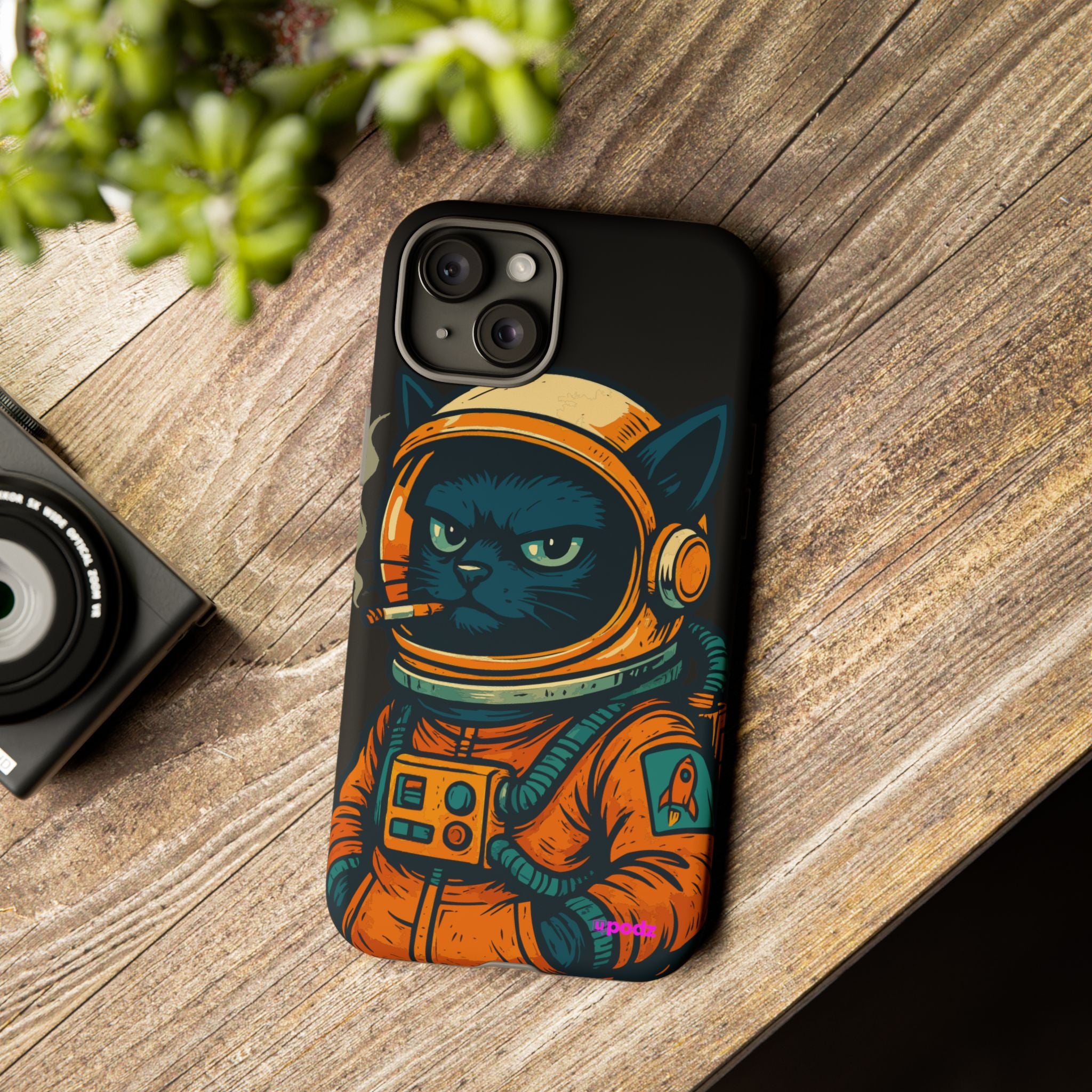 Smoking Cat Design, Tough Cases, Phone Cover