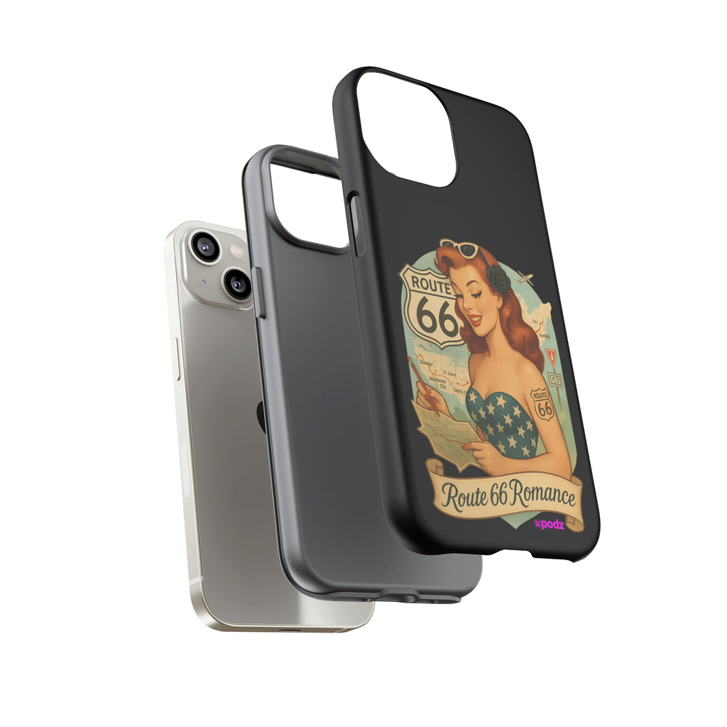 Route 66 Design, Tough Cases, Phone Cover, Unique Gift