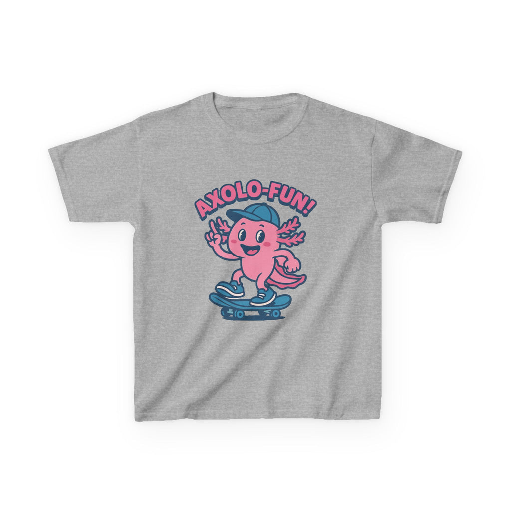 Axolotl Kids Tee, Fun Graphic Tee, Kids Cotton T-Shirt