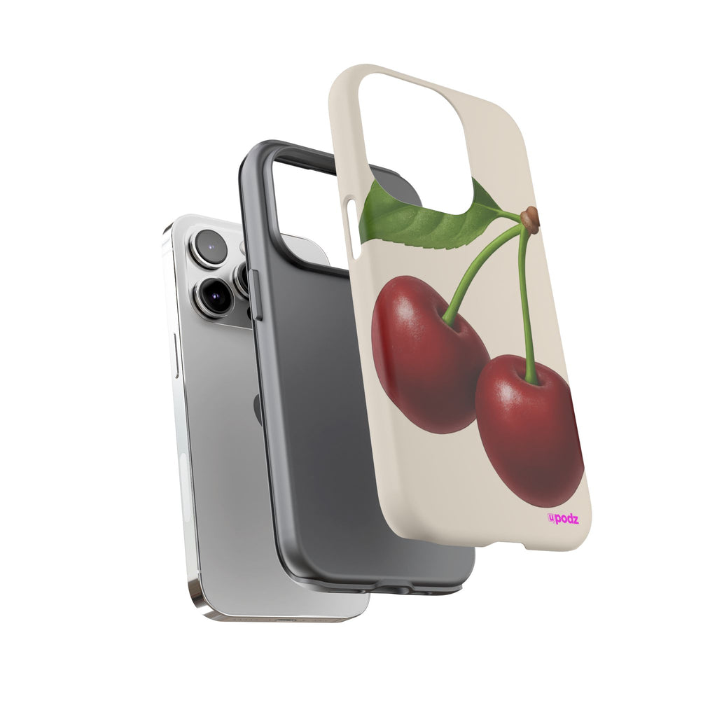 Red Cherry Design, Tough Cases, Phone Cover