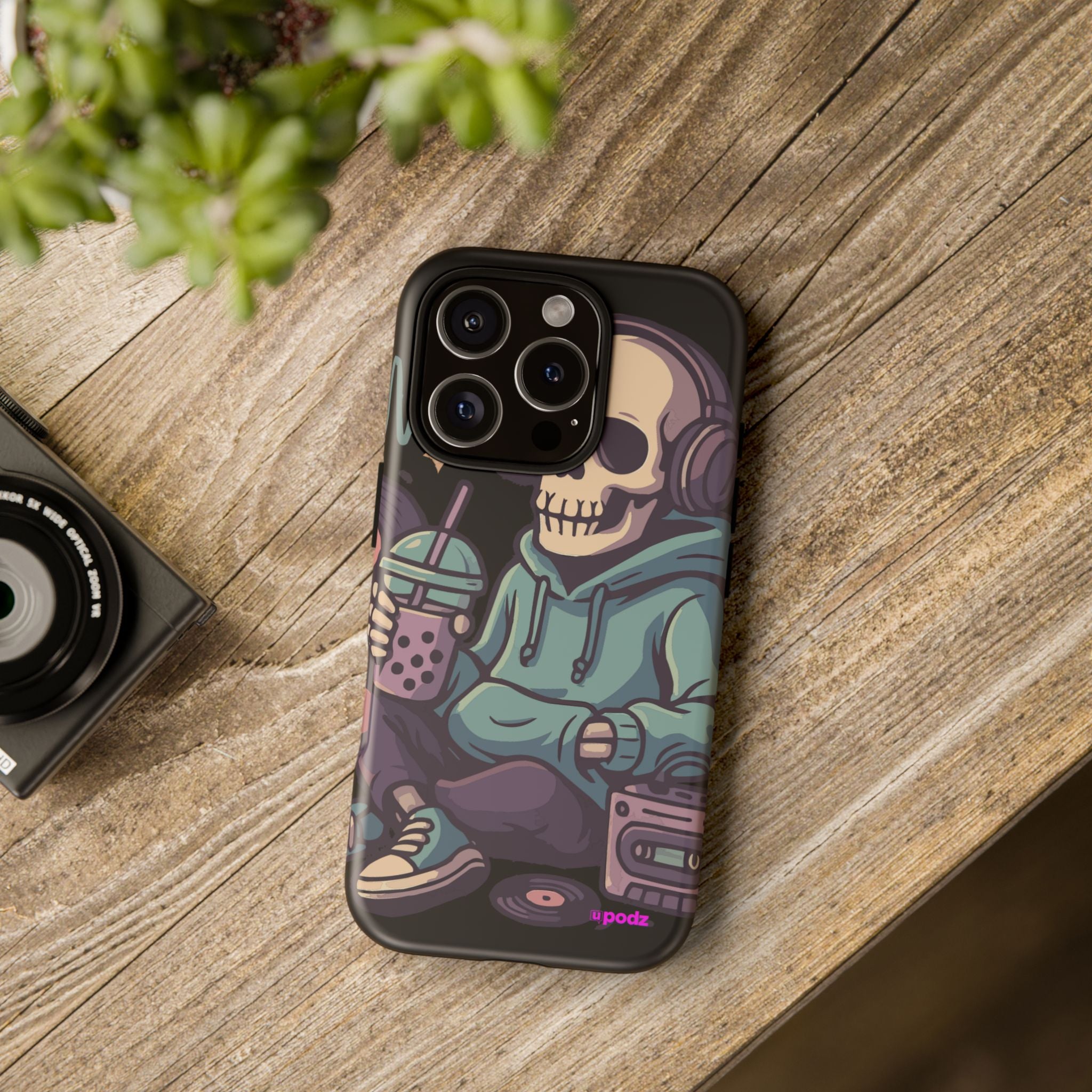 Skull Headphones Design, Tough Cases, Phone Cover