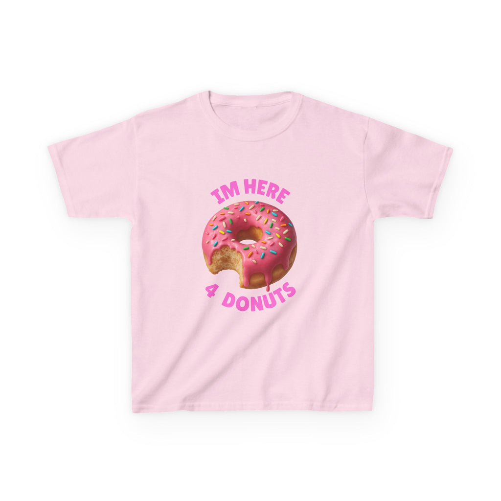 Donuts are life! Kids Tee, Fun Graphic Tee, Kids Cotton T-Shirt