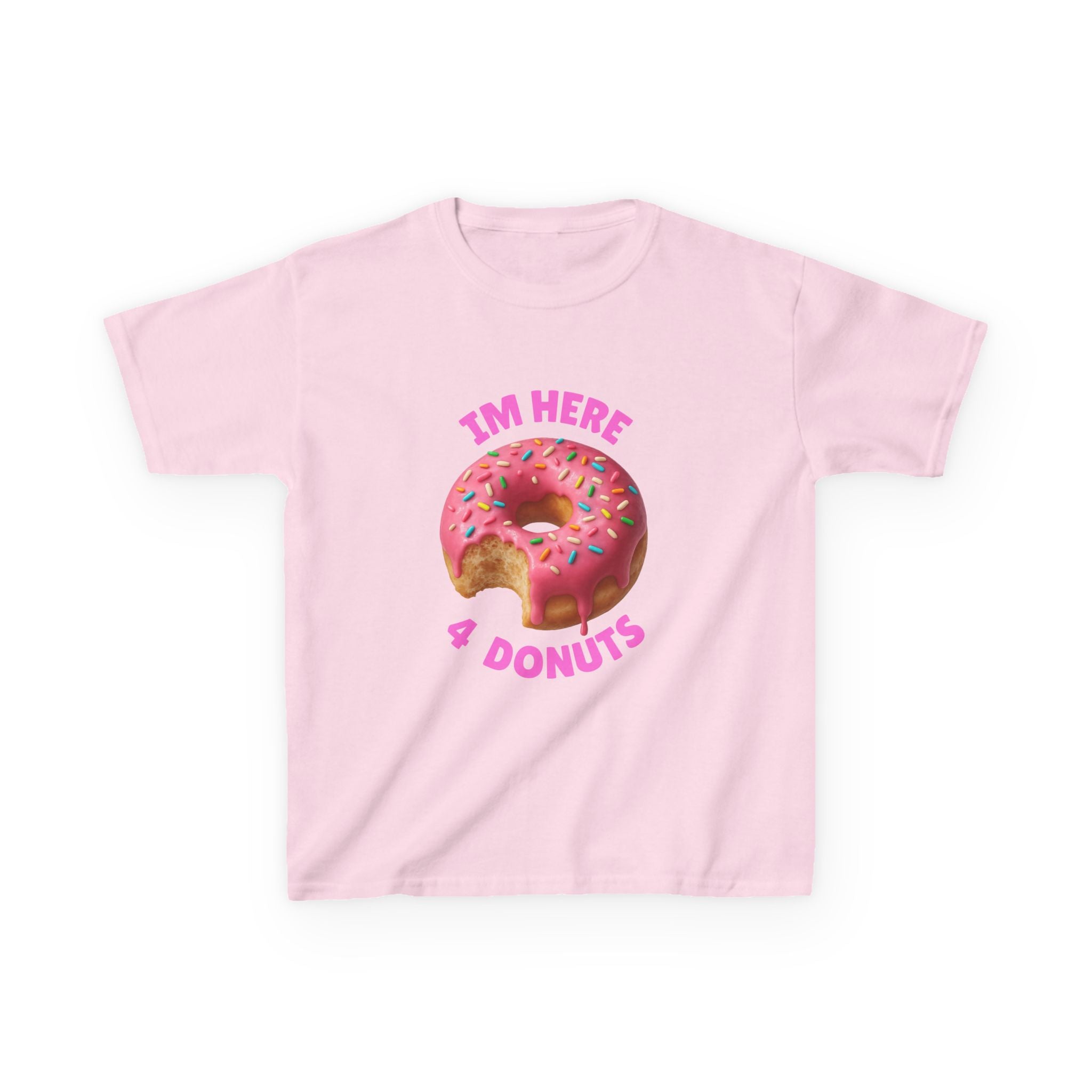 Donuts are life! Kids Tee, Fun Graphic Tee, Kids Cotton T-Shirt