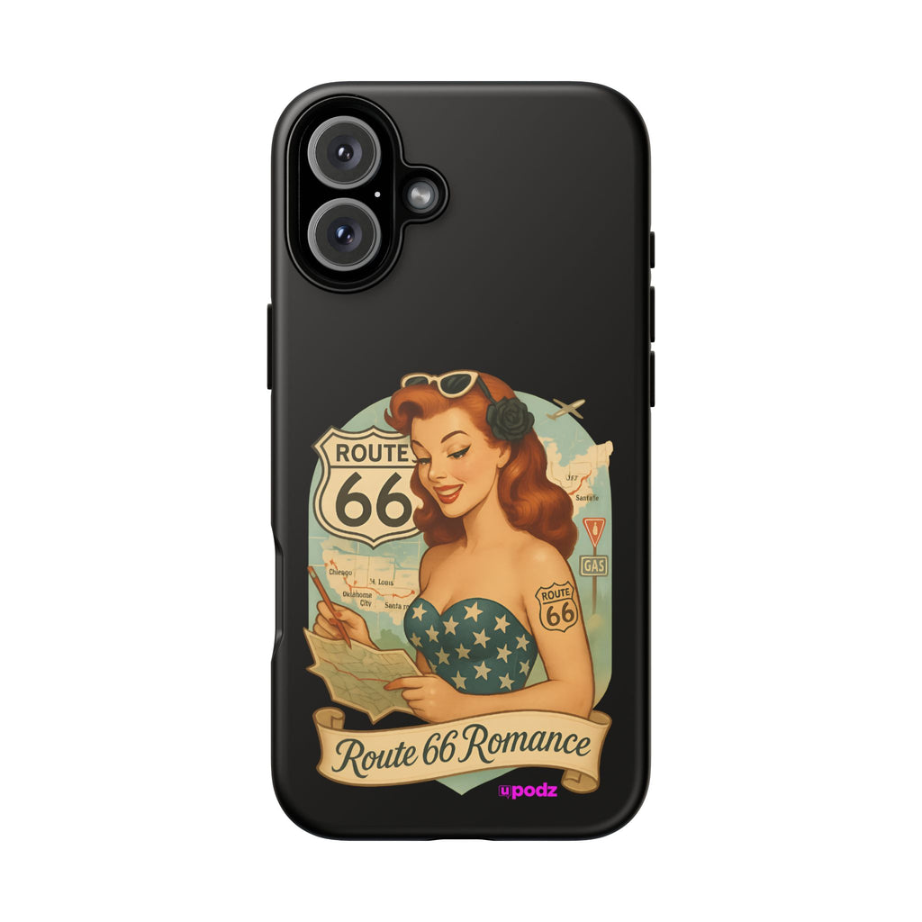Route 66 Design, Tough Cases, Phone Cover, Unique Gift